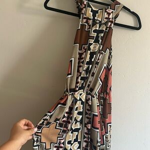 Australian brand olive green patten dress